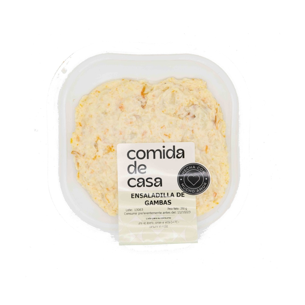 Ensaladilla de Gambas Bravas. Mar y Sabor. 250gr